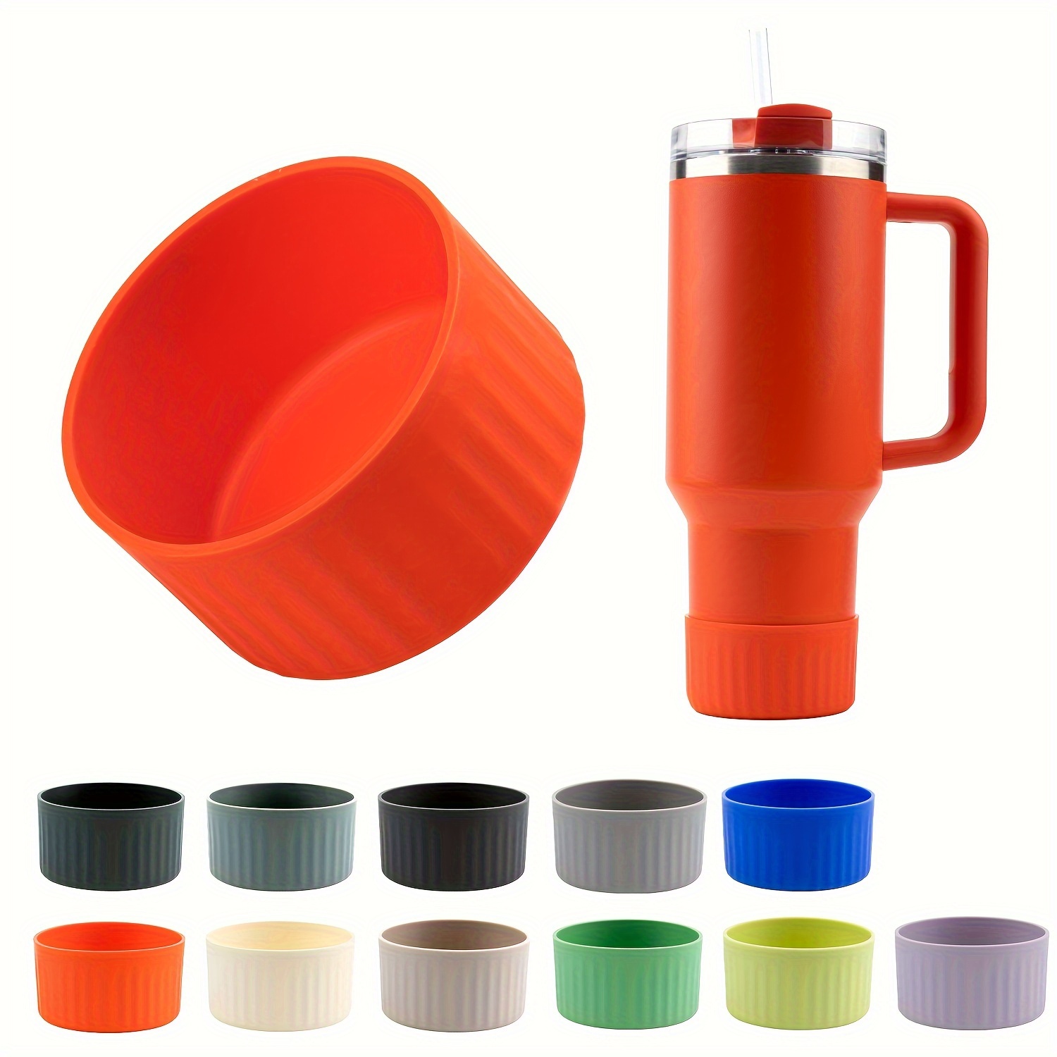 1PC Protective Silicone Boot Sleeve For Hydro Flask 12oz-40oz