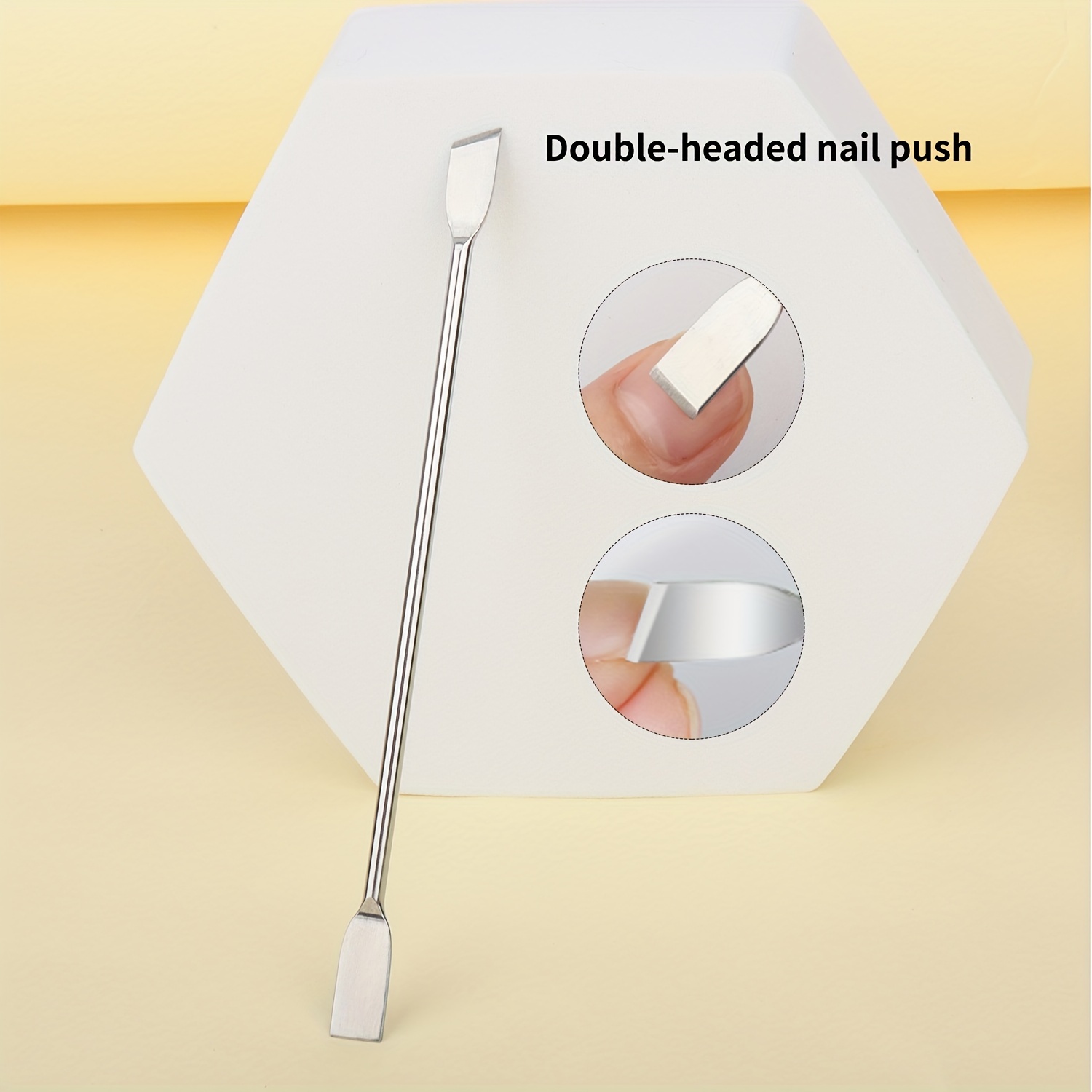 

Stainless Steel Nail Push Tool - No Fragrance, Handy Tool For Nail Care