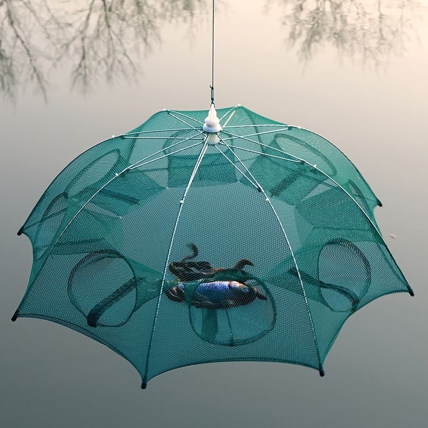 1pc Foldable Hexagonal Umbrella Shape Fishing Net Fishing Cage Trap For  Minnow Crayfish Crabs - Sports & Outdoors - Temu Canada