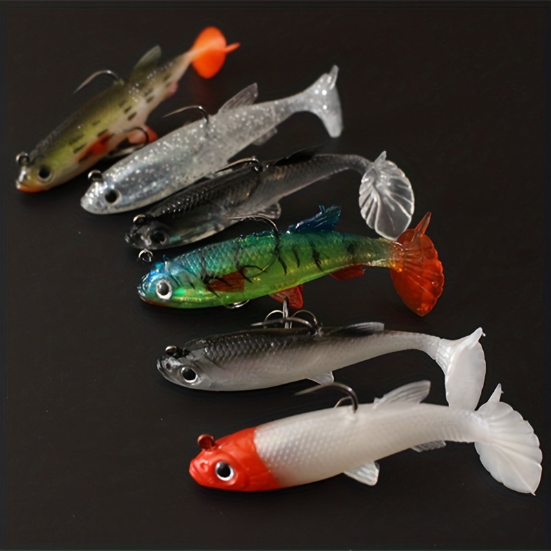 Fish Bait Bionic Bait Decoy Double Hook Bionic Luminous T - Temu