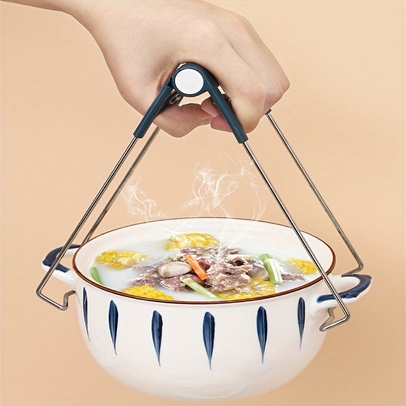 Plate Lifter, Hot Pot Tongs, Plate Clip, Anti-scald Pizza Pan Gripper, Hot  Plate Gripper, Hot Pan Gripper, Kitchen Oven Mitt, Table Mat, Pot Pliers  For Kitchen Barbecue Picnic Microwave Oven Air Fryer