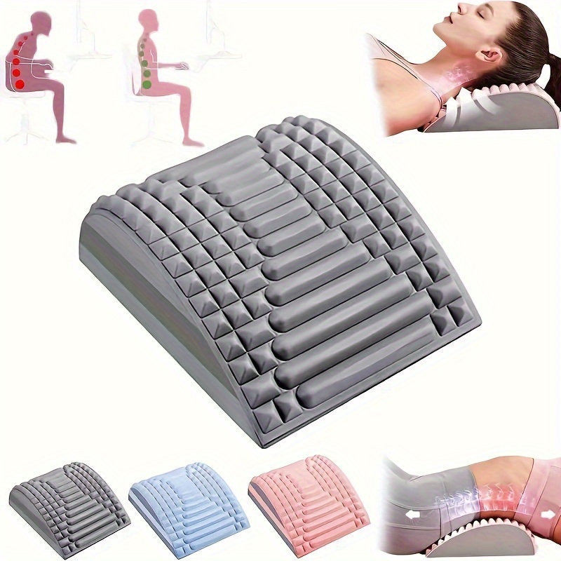 Lumbar Pillow Spine Stretcher Back Relief Pillow Waist Relax, Back Relaxer  Pillow - Temu