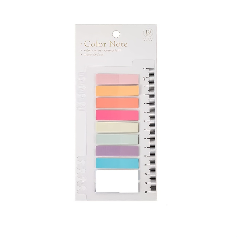 Book Annotation Supplies, 1200sheets Sticky Notes Set With Ruler