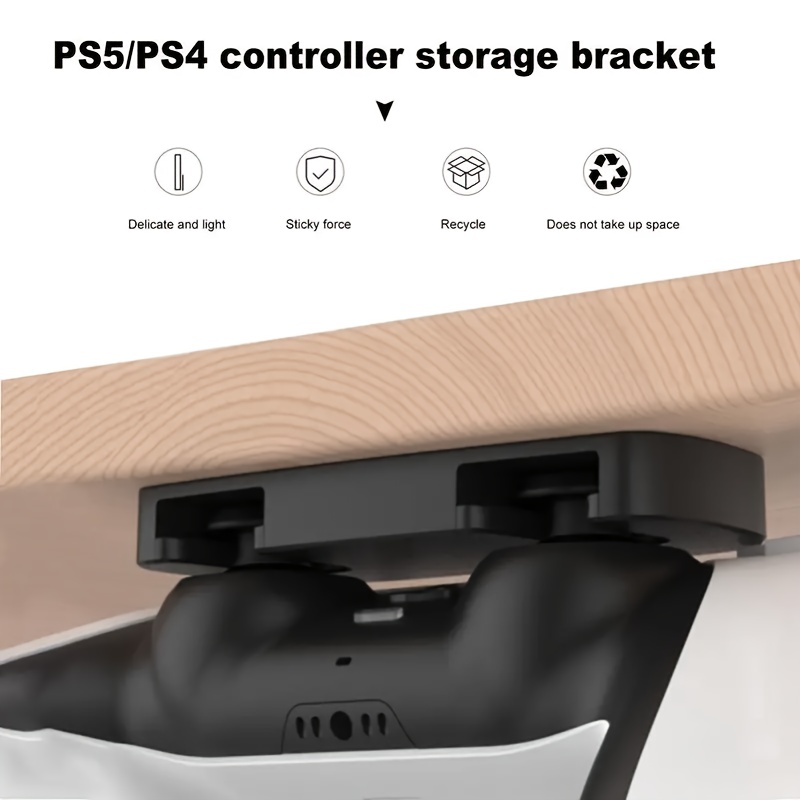 Accesorios PS5, soporte de almacenamiento para juegos PS5 y soporte de clip  para teléfono PS5