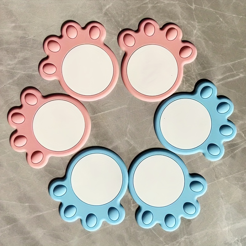 Cute Cat Silicone Coaster Kawaii Animal Shaped Insulated - Temu