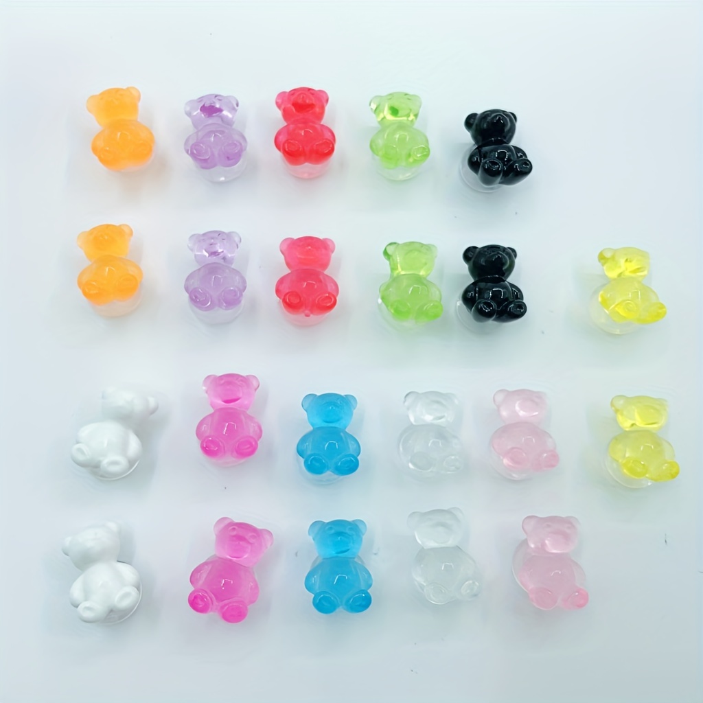 Cute Jelly Gummy Bear Shoe Charms For Diy Shoe - Temu