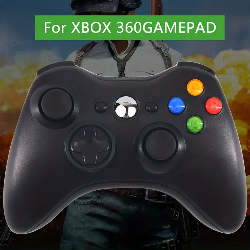 Controlador inalámbrico para Xbox 360, 2.4GHZ Gamepad Joystick Control  remoto para PC Windows 7,8,10 con adaptador receptor, blanco