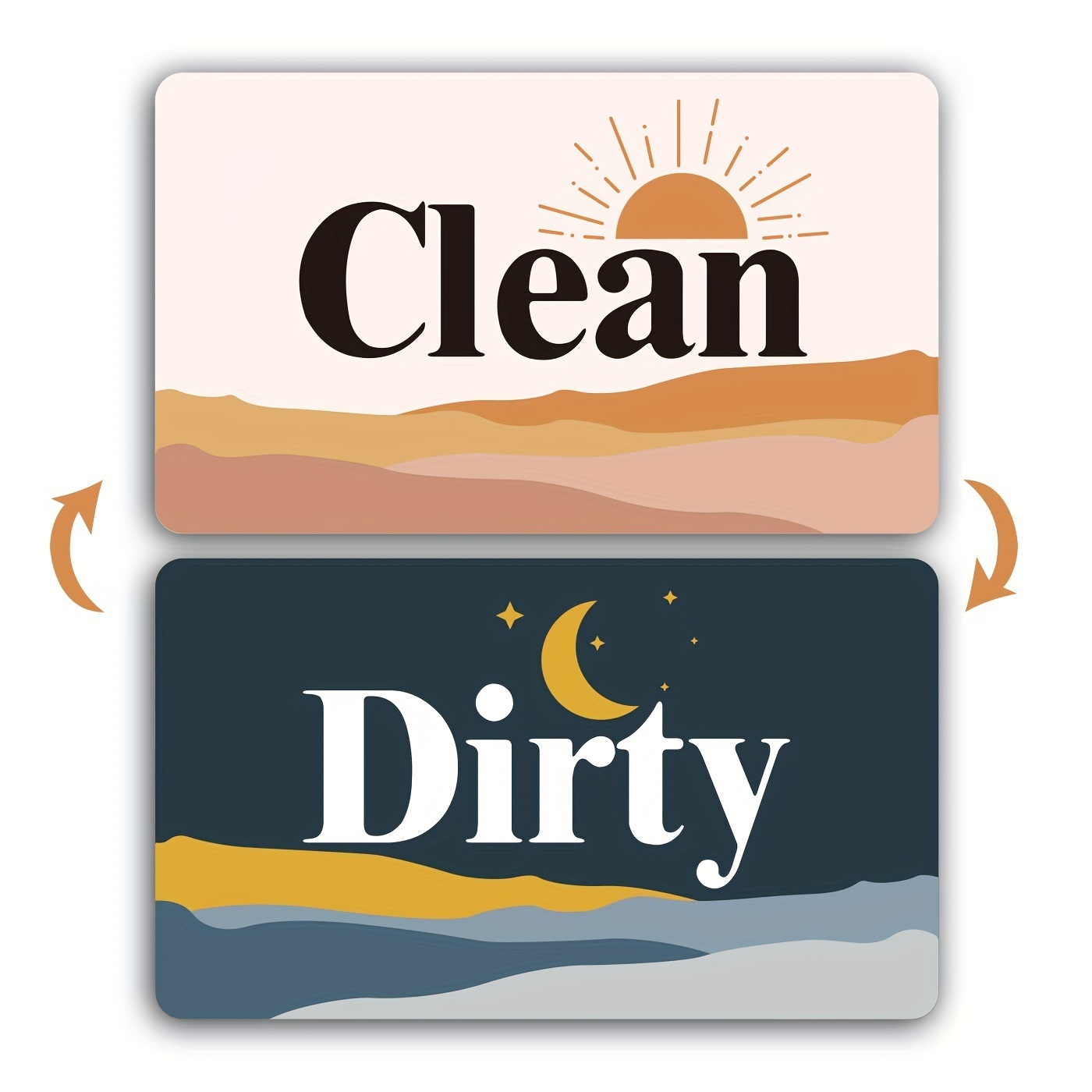 

1pc Sun And Moon Dishwasher Magnet - Clean And Dirty Sign For Kitchen Organization And Storage - Perfect For Dishwasher, Refrigerator, And Dish Bin - Home Decor