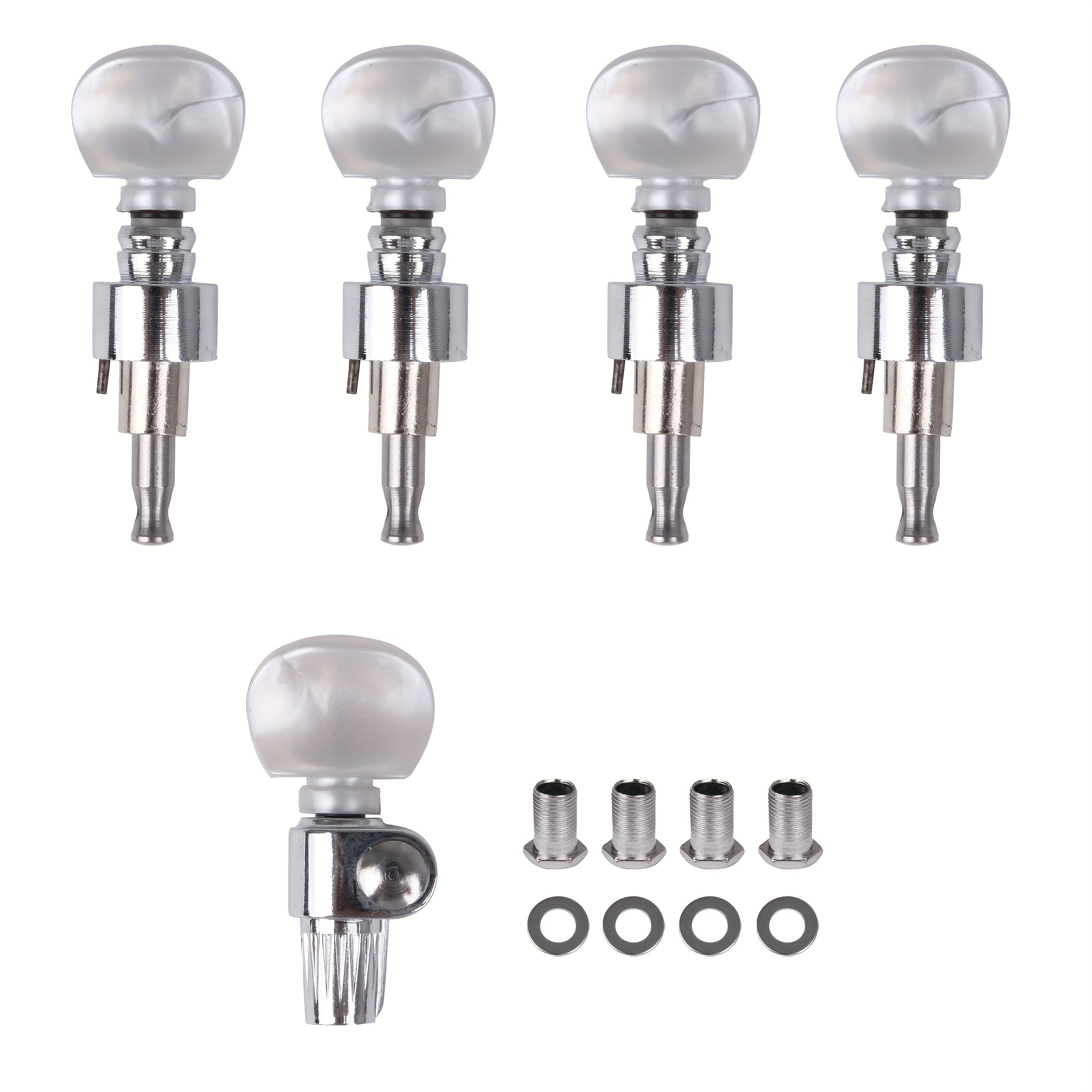 5 Pcs Set Banjo Machine Head Tuning Peg Key For 5 String Banjo Machine Parts