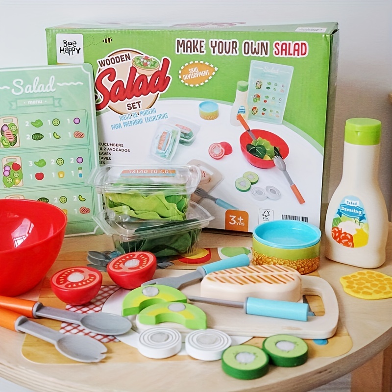 Ensalada Playset - Pretend Play Kitchen Food Toys