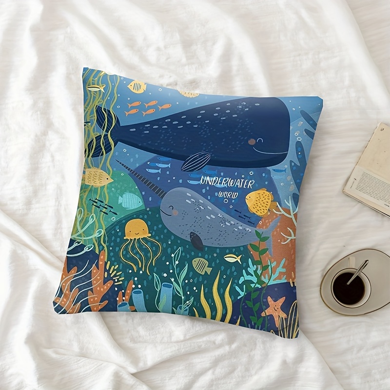 Outdoor Throw Pillow Covers Ocean Decorative Nautical Sea - Temu