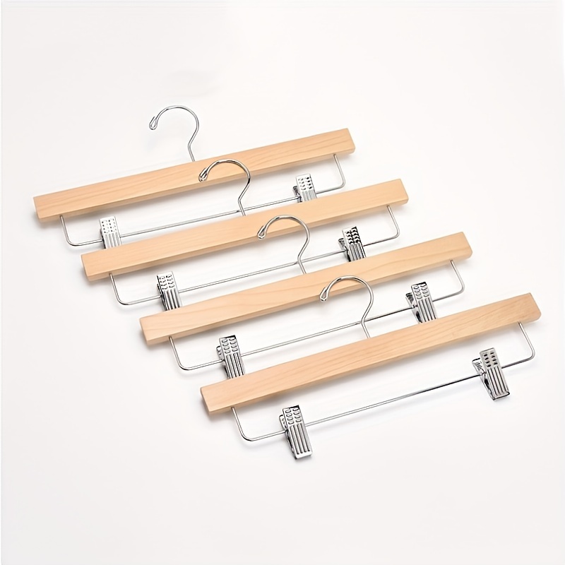 Solid Wood Hanger Hook With 8 Hooks Multipurpose Underwear - Temu