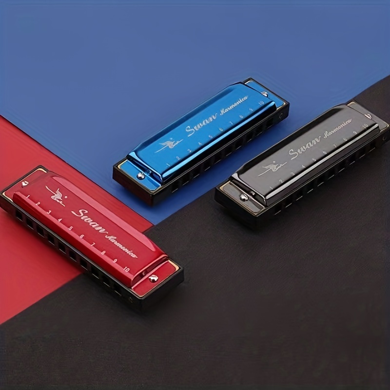 10 Holes 20 Tone C Blues Harmonica Ideal for Kids & Beginners