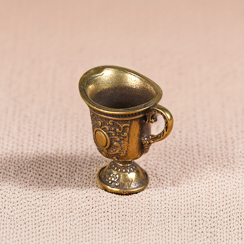 Antique Small Copper Ware Buddha Tea Set Copper Tea Cup Holy - Temu