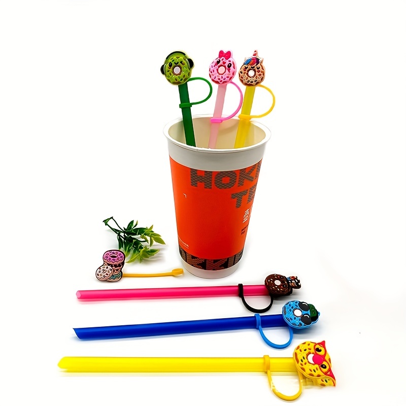 Silicone Sealing Straw Plug Reusable Drinking Straw Dust - Temu