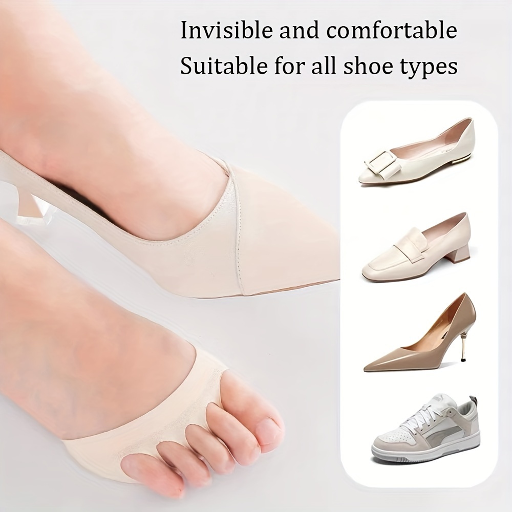 Half Palm Five Toe Socks Novelty Protective Foot Toe Match - Temu