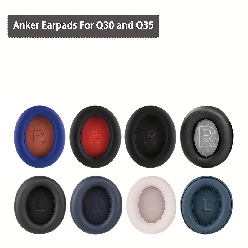  Q35 Replacement Ear Pads Life Q35 Earpads Soundcore Q35 Ear  Cushions Cover Accessories Compatible with Anker Soundcore Life Q35 Q30  Headphones. (Q35 Black) : Electronics