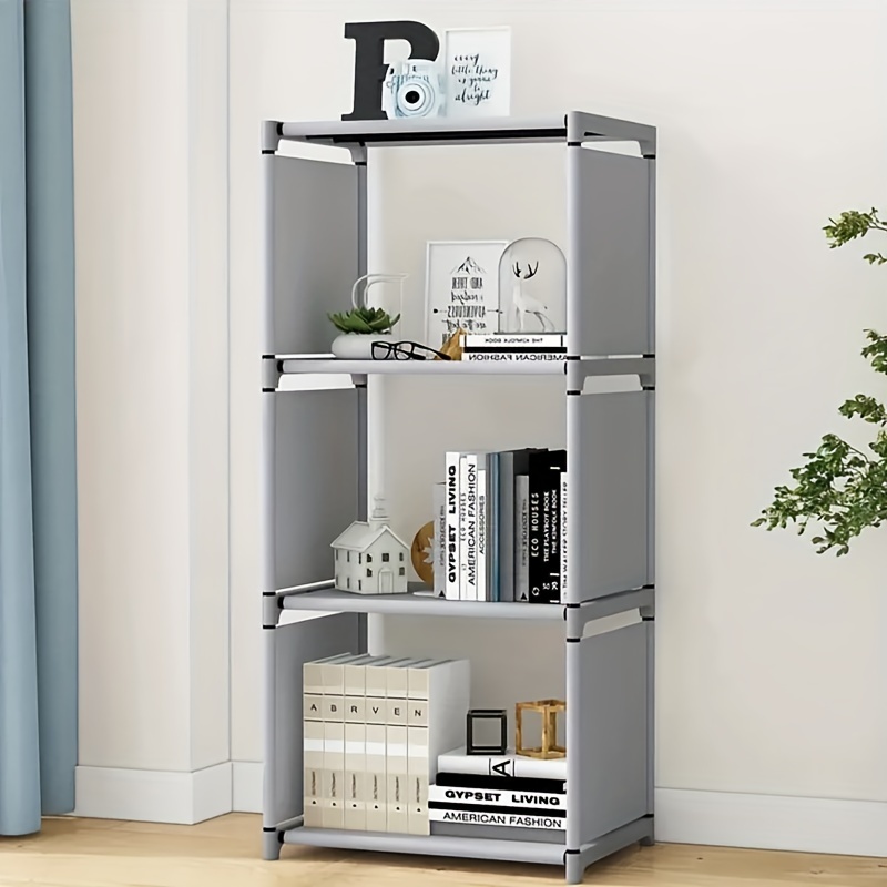 Floor Standing Storage Shelf Simple Assembled Organizer Rack - Temu