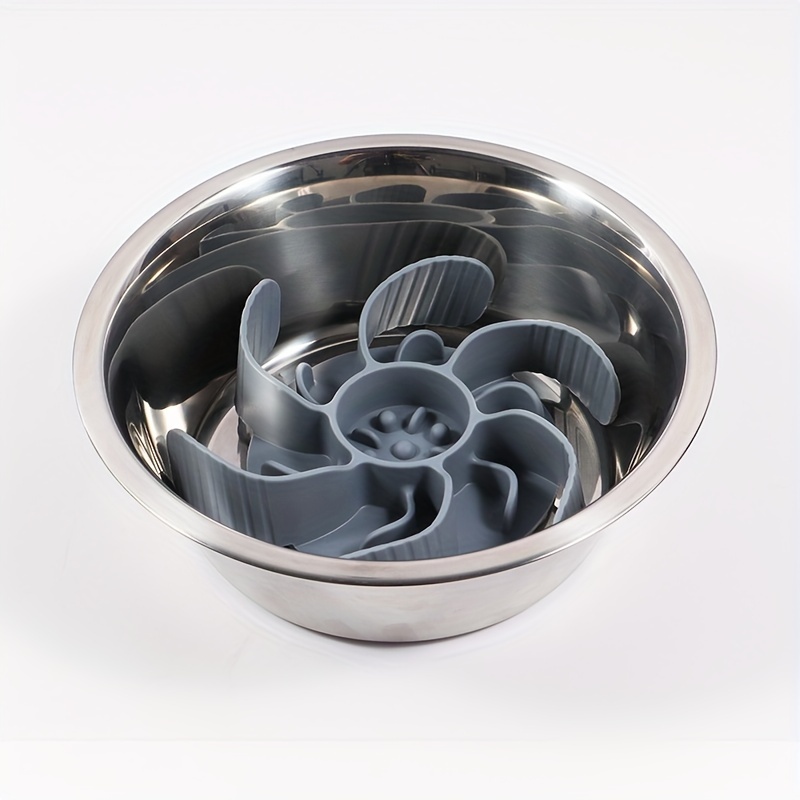 Dog bowl on sale slow feeder insert