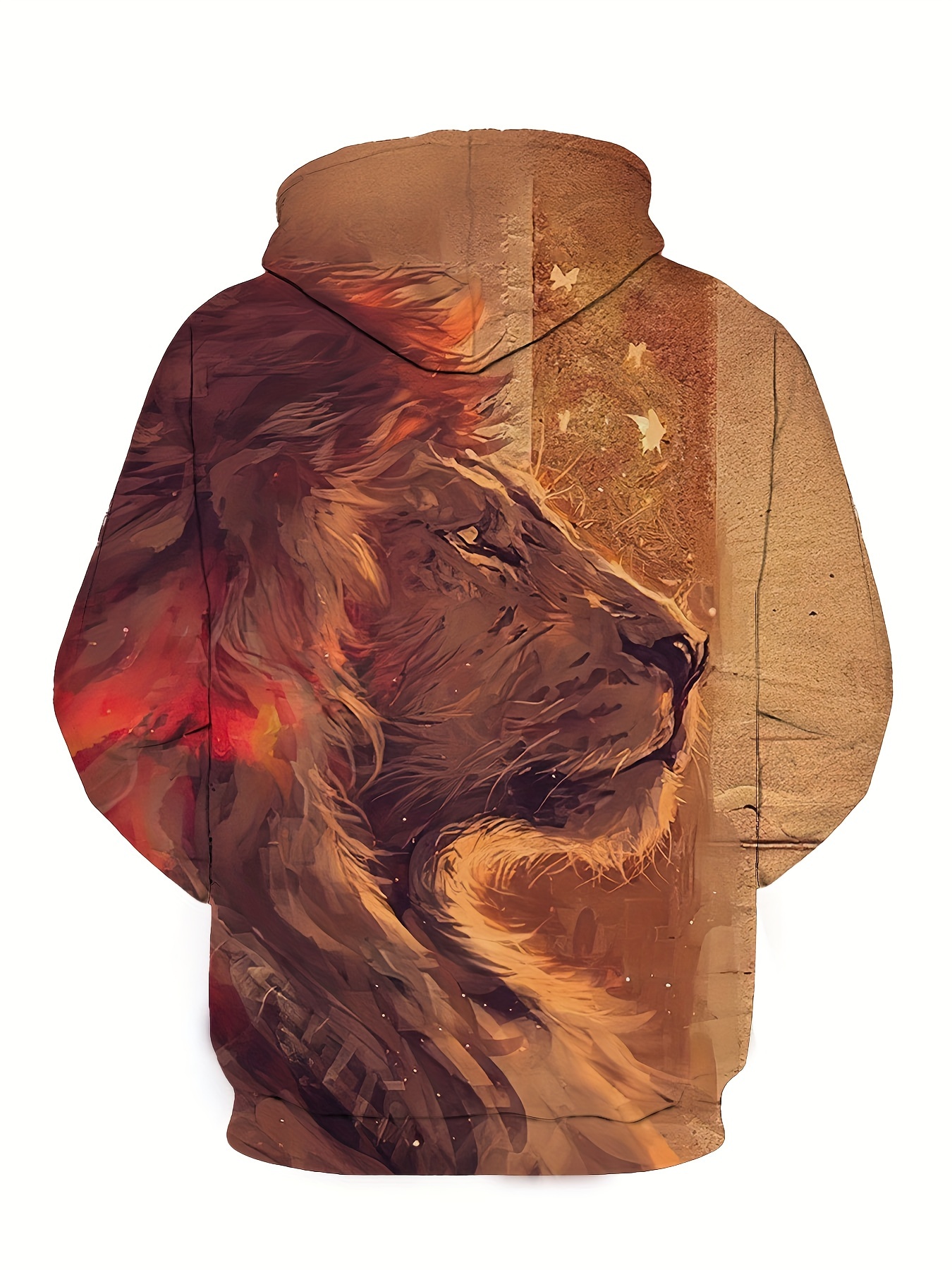 Sudaderas Capucha Estampado 3d León Hombres Sudadera Capucha - Temu Chile