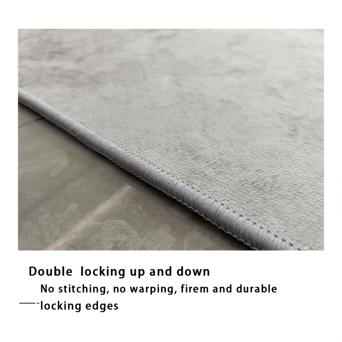 European Minimalist Strip Carpet Modern Soft Floor Mat