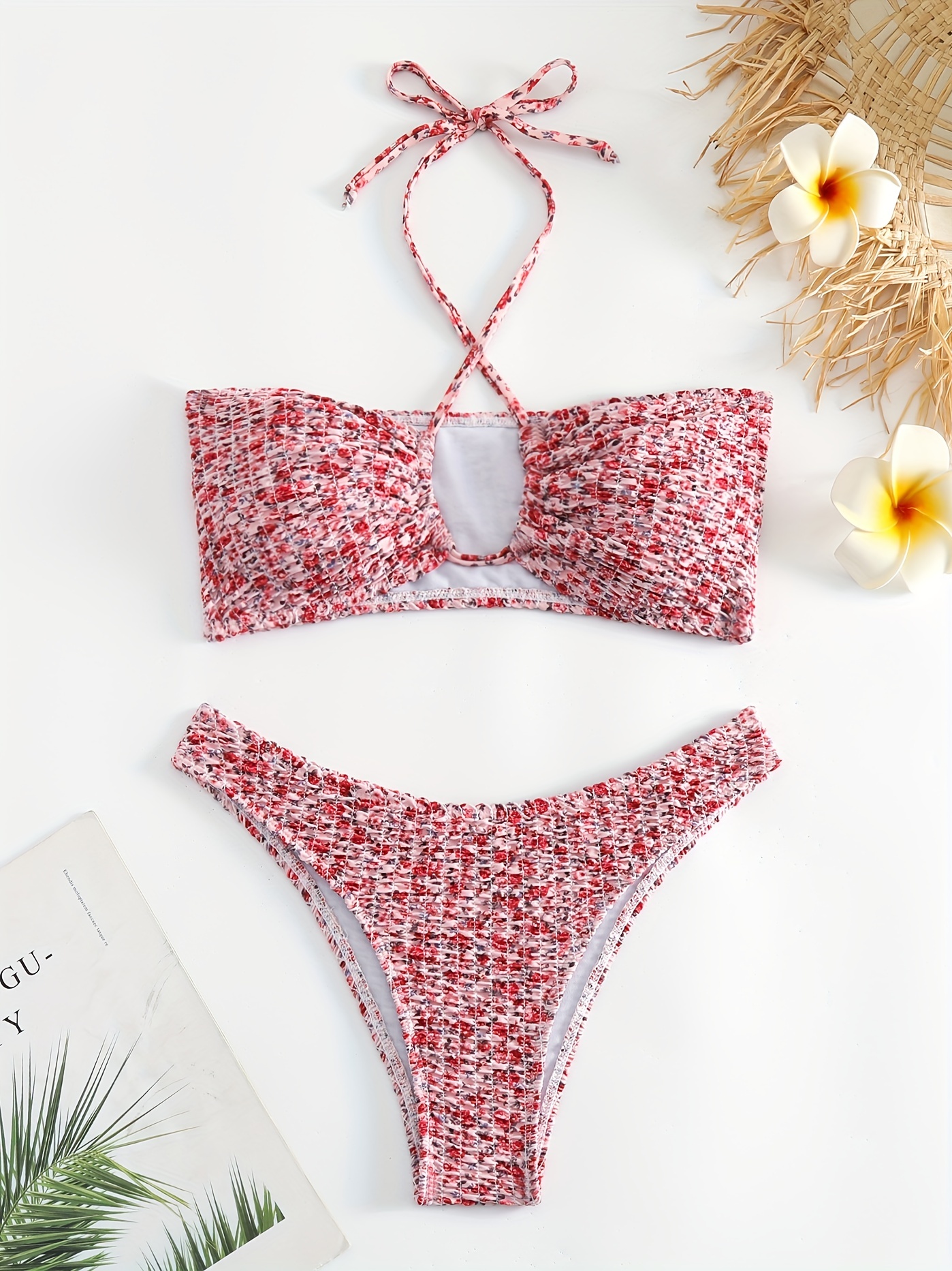 Sexy Women Micro G-String Underwear Bikini Set Bra Top Thong Lingerie  Swimw~gu