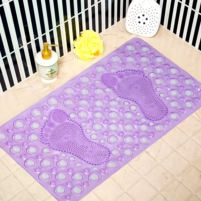 Anti slip Shower Stall Mat Shower Room Mats With Drain Holes - Temu