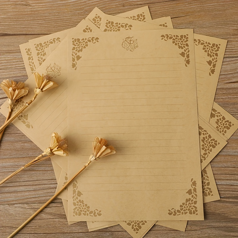 Vintage Stationary Paper And Envelopes Set Includes Letter Paper,  Envelopes, Vintage Parts , Rope - AliExpress