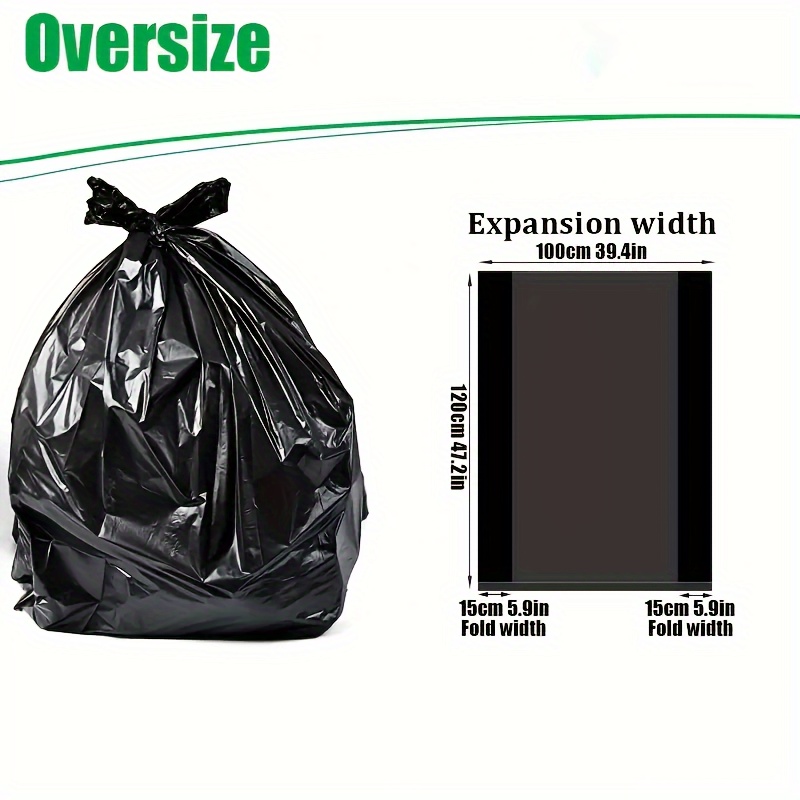 55-60 Gallon Disposable Heavy Duty Garbage Bag, Large Garbage Bags,  Thickened Plastic Trash Bags, Industrial Garbage Bags, Garden Leaf Bag, Heavy  Duty Trash Bag, For Home Garden Commercial, Cleaning Supplies, Back To