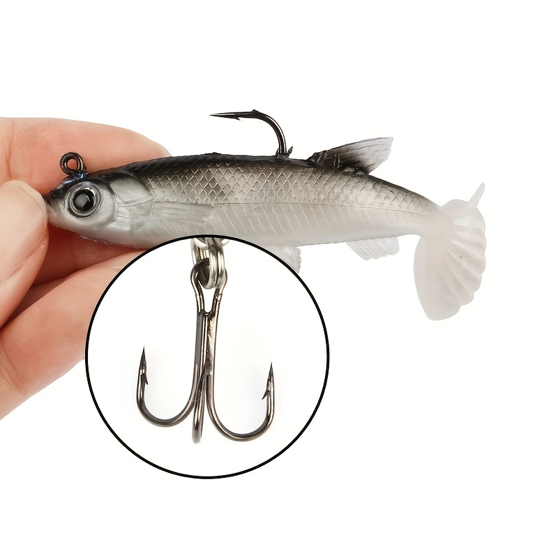 Soft Fishing Lures Bait Soft Silicone Lures with Artificial Hook