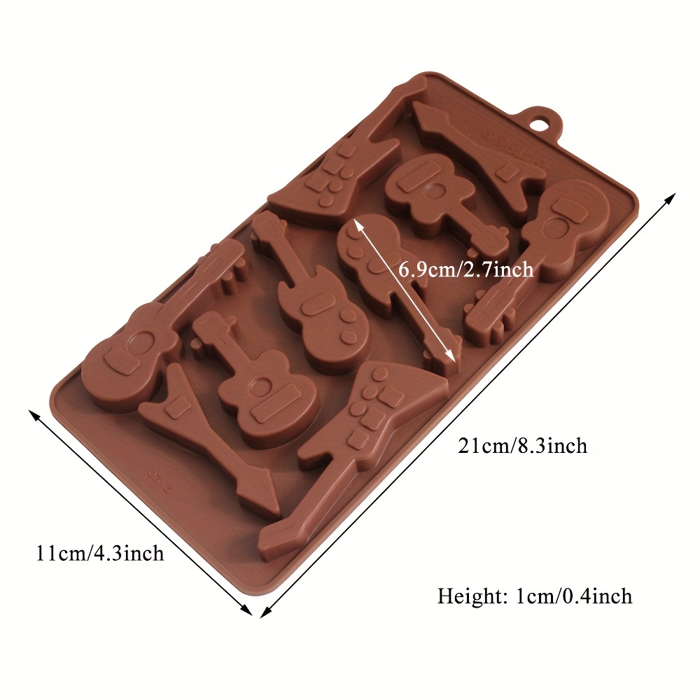 1pc, Stampo Per Cioccolato Music, Stampo In Silicone 3D, Stampo Per  Caramelle Con Note Musicali E Strumenti Musicali, Stampo Per Fondente,  Stampo Per