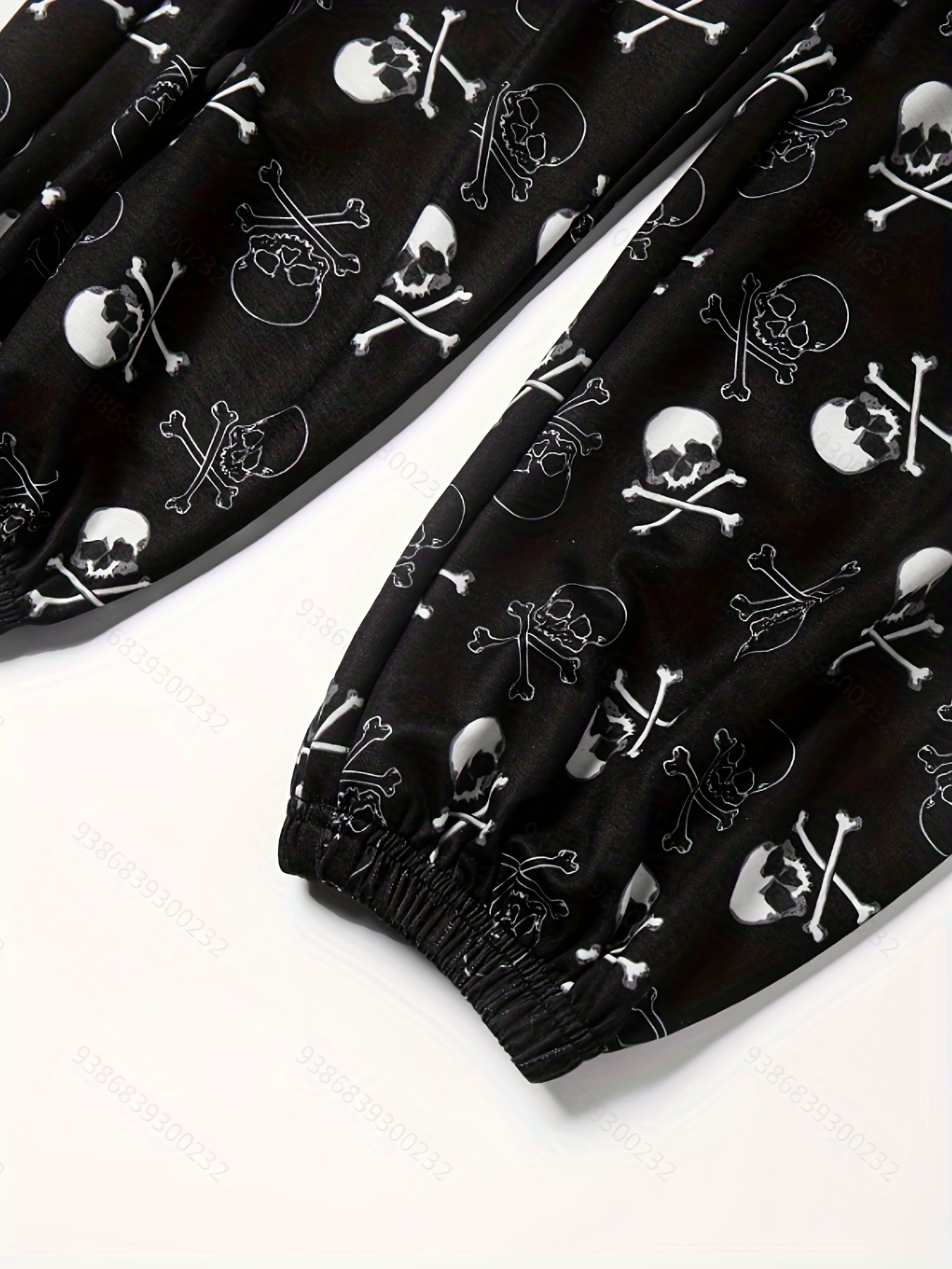 Plus Size Halloween Goth Pants Women's Plus Allover Skull - Temu Germany