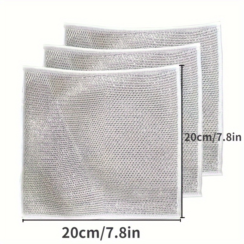 Dish Wash Net Mesh Cloth Durable Non-Scratch Dish Rags for Washing Dishes  Quick Dry Dish Sponges for Washing Dishes 