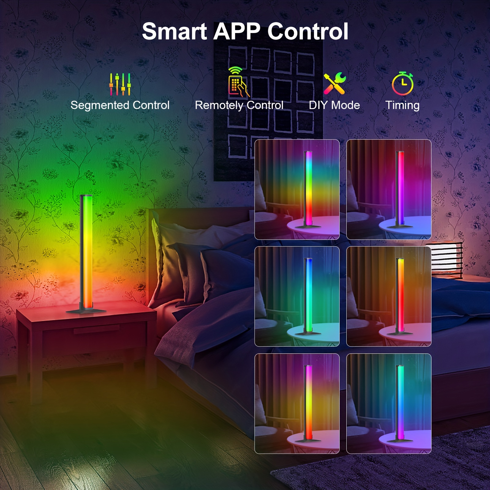 Barra Luminosa Rgb Barre Luminose A Led Telecomando A 24 - Temu Switzerland