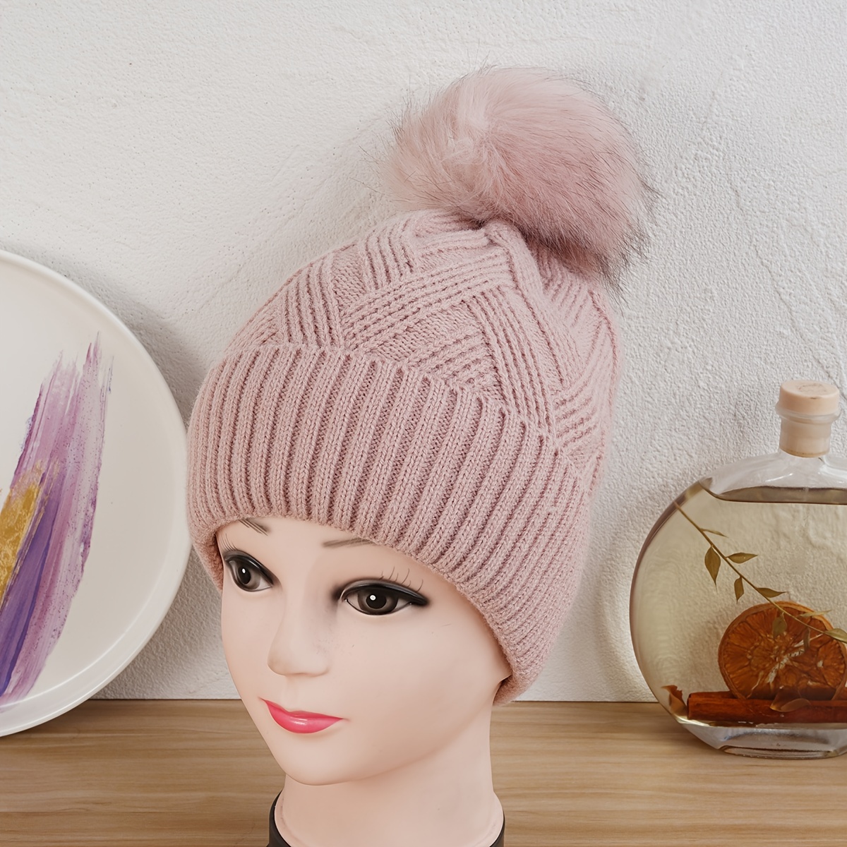 How to Make a Lazy Pompom and Attach it to a Hat - 10 rows a day
