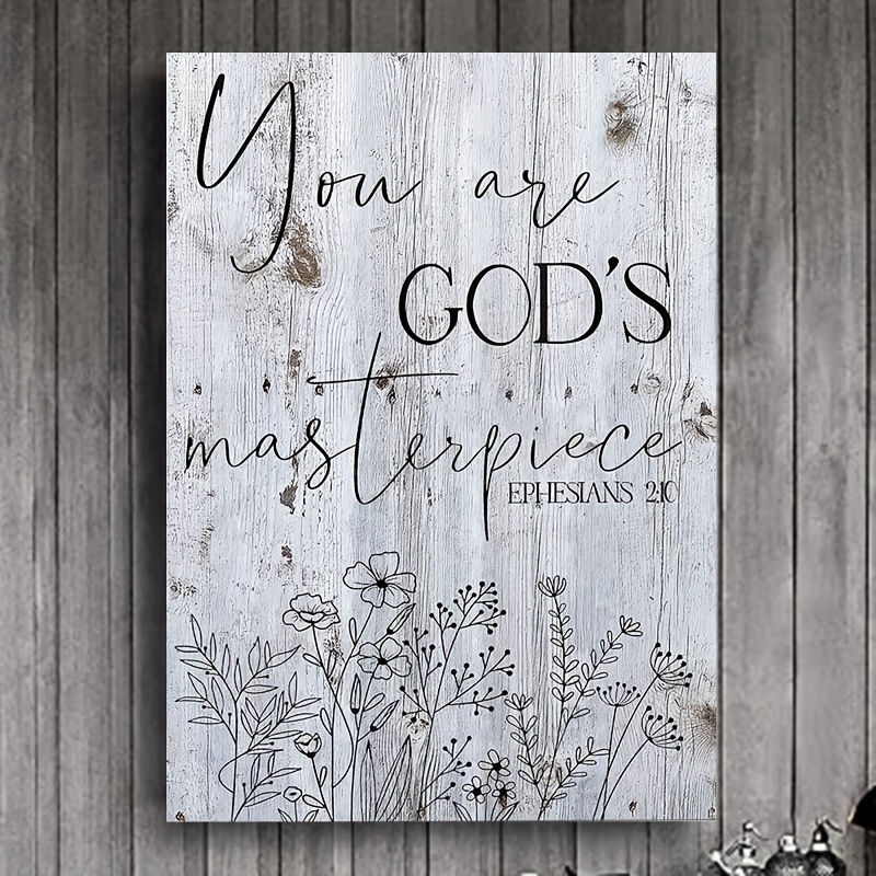 Wall Art Canvas Print, Inspirational Poster, Black And White Painting,  Rustic Farmhouse Wall Picture, Motivational Quotes Artwork, For Bathroom  Bedroom Office Living Room Home Wall Decor, No Framed Temu Australia