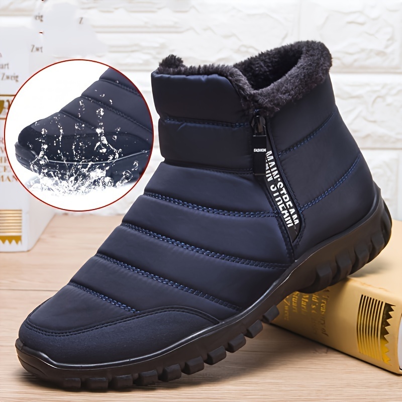 Compre 2023 Hombres Botas Impermeables Al Aire Libre Senderismo Botas Hombre  Calzado Cálido Piel Nieve Botas Invierno Zapatos Tobillo Botas Hombre  Invierno Zapato y Zapatos Deportivos De Invierno Para Hombre de China