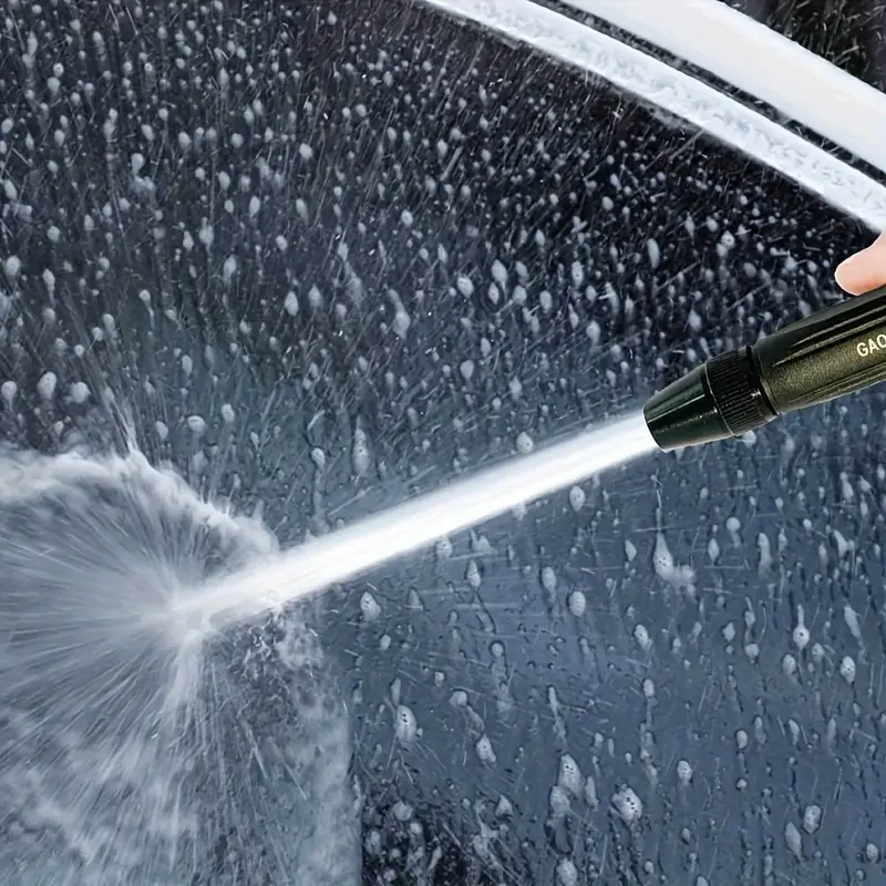 High Pressure Water Gun Nozzle Mini Plastic Jet Washer Wand - Temu