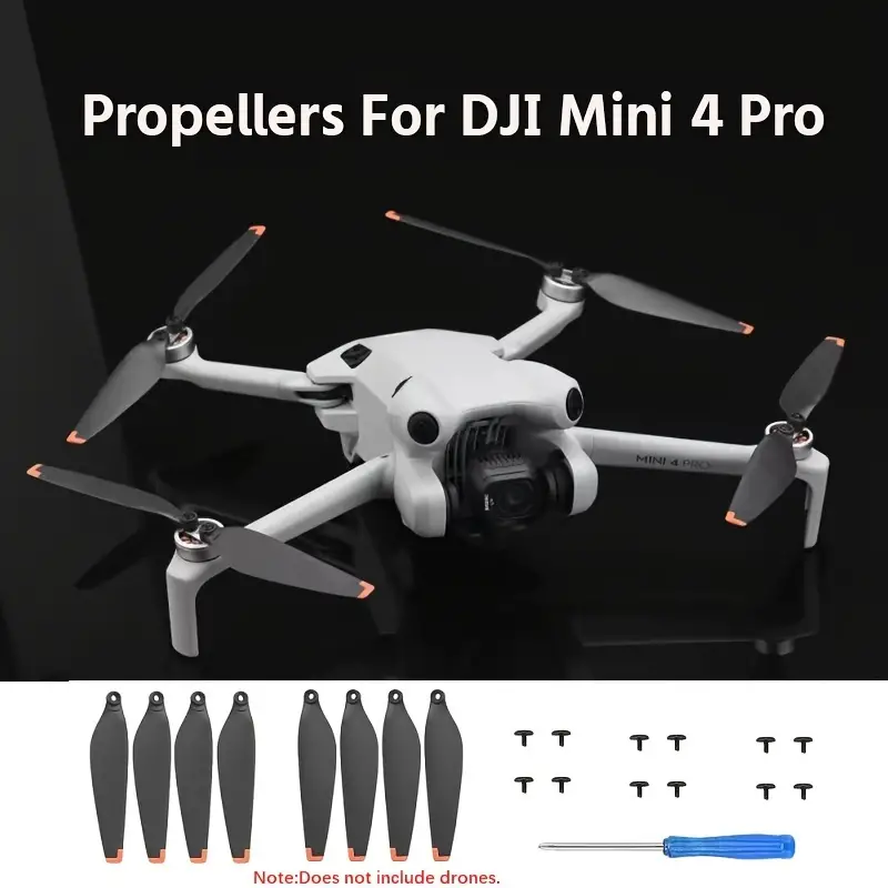 Propellers Dji Mini 4 Pro Drone Replacement Low noise Quick - Temu
