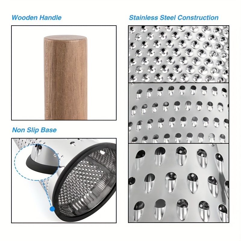 Stainless Steel Cheese Grater And Chocolate Shredder Manual - Temu