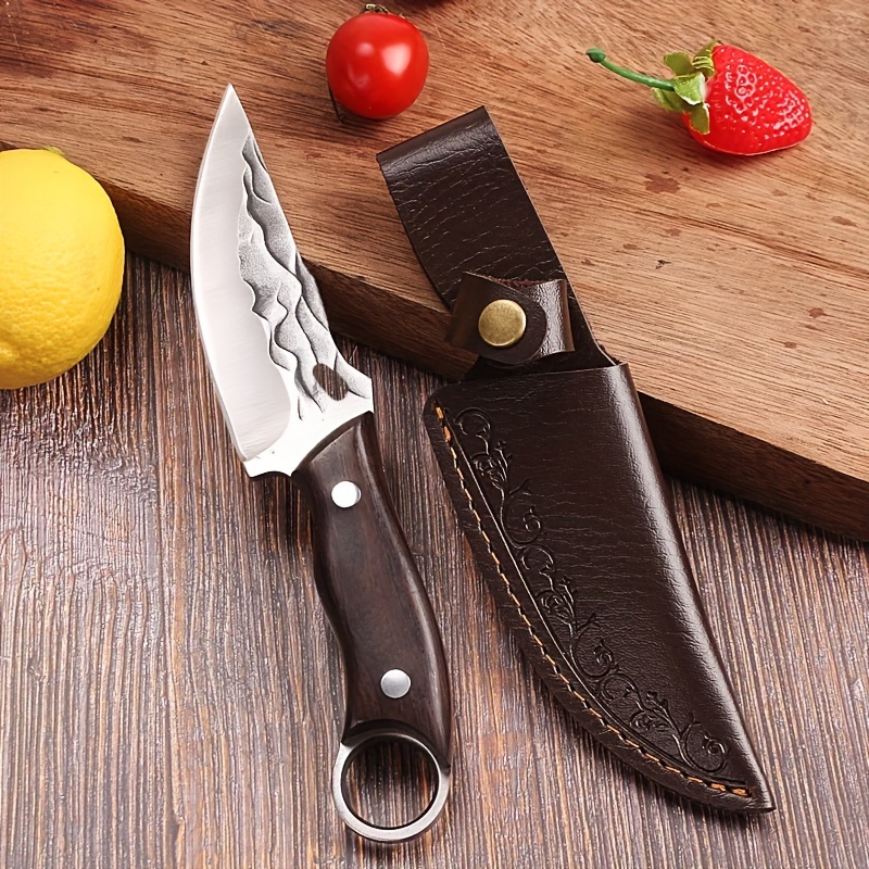 Forged Longquan Outdoor Fruit Knife, Household Fruit Knife Multifunctional  Knife, Sharp High Hardness Portable Small Knife