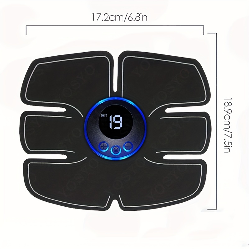 Portable Wireless Ems Muscle Stimulator With 8 Modes And 19 - Temu