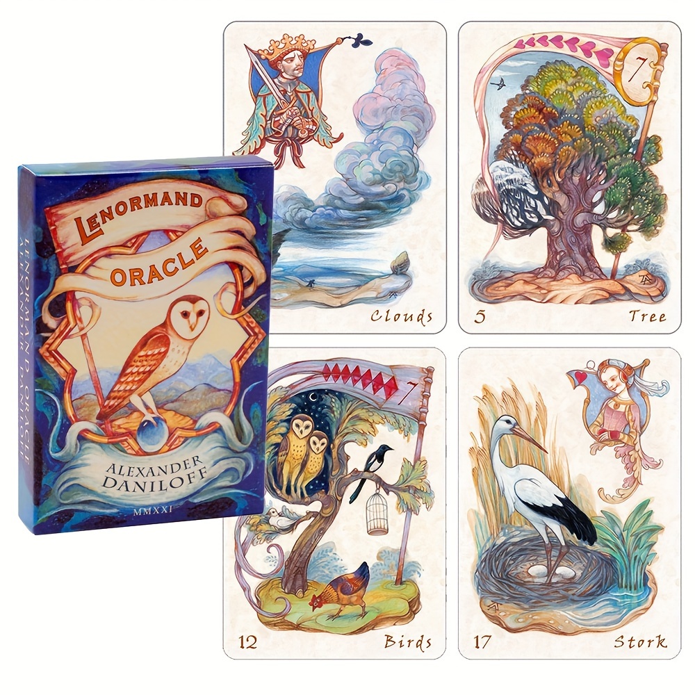 Chelsea Lenormand Tarot ​​Oracle Cards,with Velvet Storage Bag,Chelsea  Lenormand Tarot ​​Oracle Cards