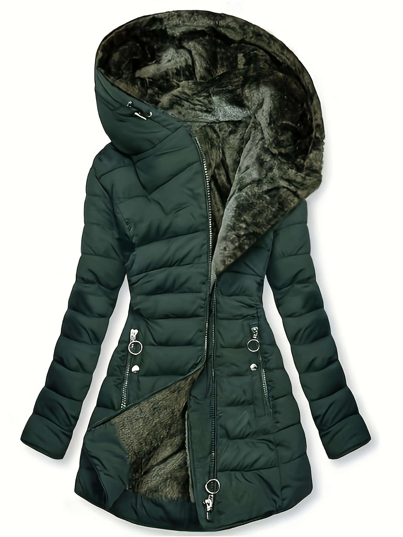 Winter Coats for Women Warm Fleece Lined Faux Fur Nepal