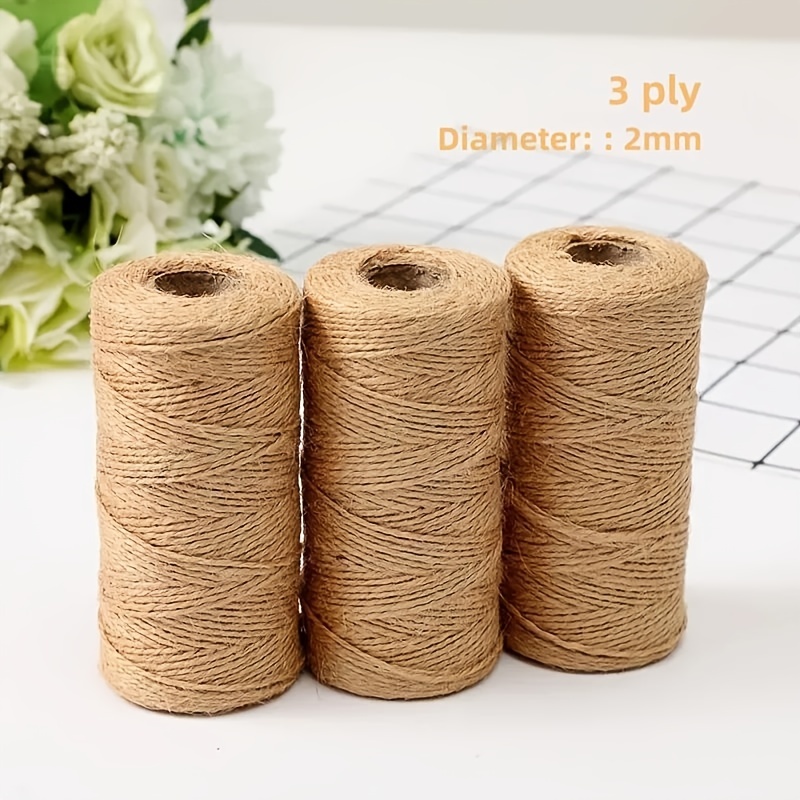 1.5mm Jute Twine Gift Wrapping Twine Heavy Duty Rope Wrapping