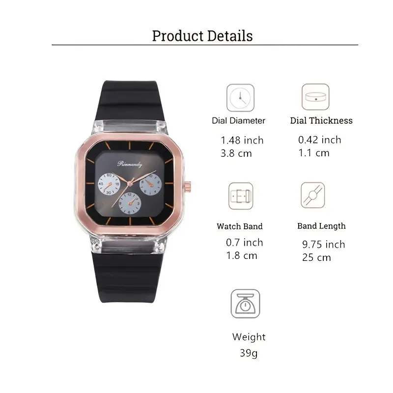 rubber strap silicone quartz womens sport watch fancy women watches jewelry sophisticated and stylish women watch details 3
