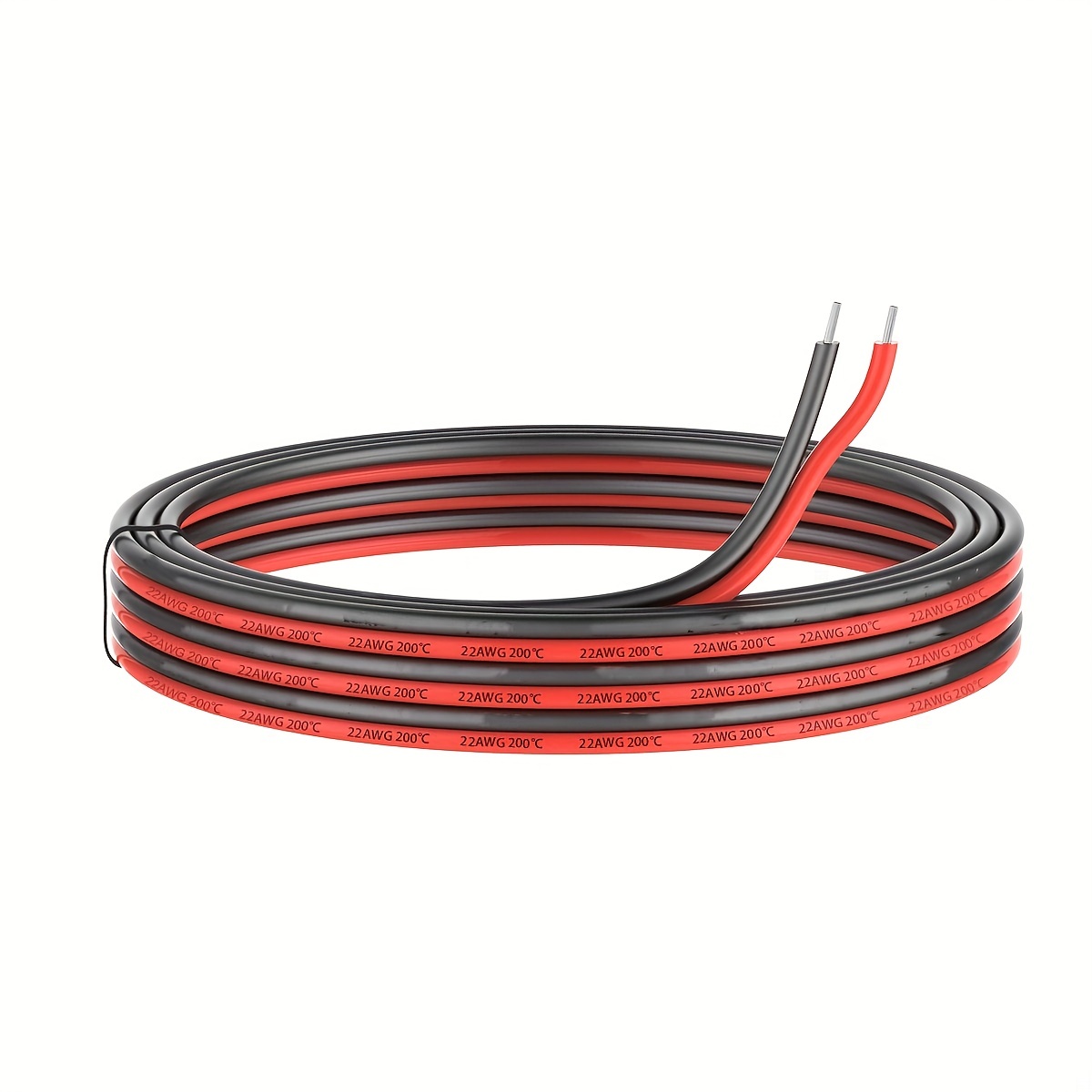 2pin Extension Wire 18 20 22 Awg Silicone Electrical Wire 2 - Temu