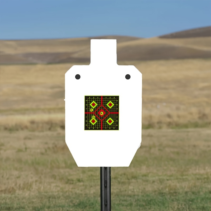 25pcs Shooting Targets with Reactive Self-Stick Splatter Paper - 6-Inch Tactical Training Targets, Durable Paper Targets for Indoor/Outdoor Use, Precision Practice