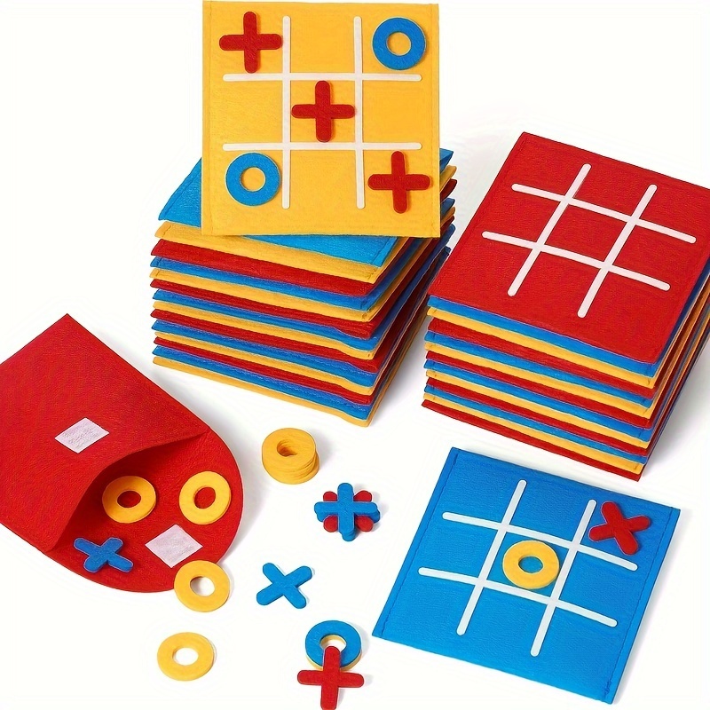 Tic TAC Toe jeu XO Table jouet cadeaux de fête rustique pour enfants adultes