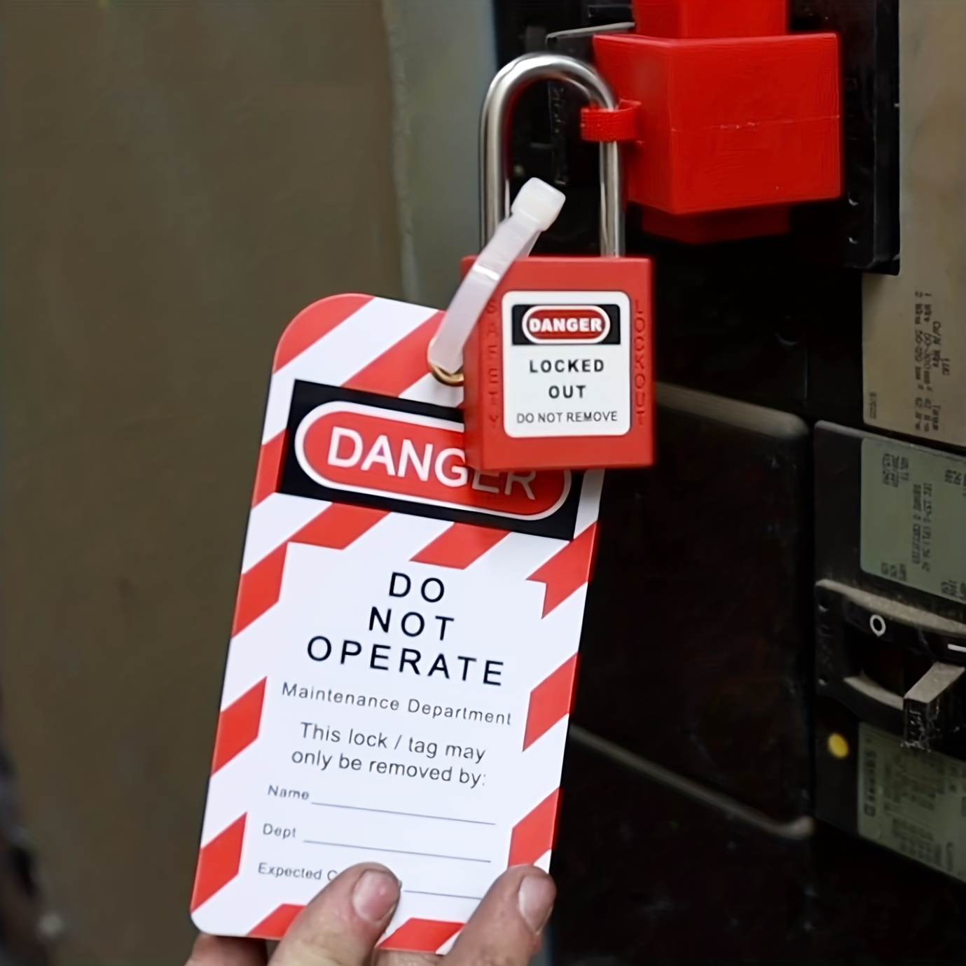 Lock s Loto Tags Lock Tag Danger Not Operate - Temu Australia